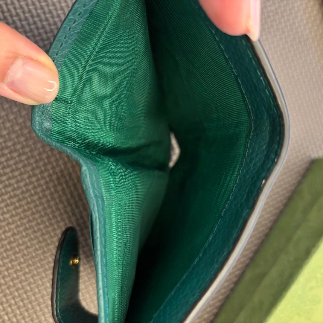 【美品】GUCCI 財布 GGマーモント ミディアムウォレット