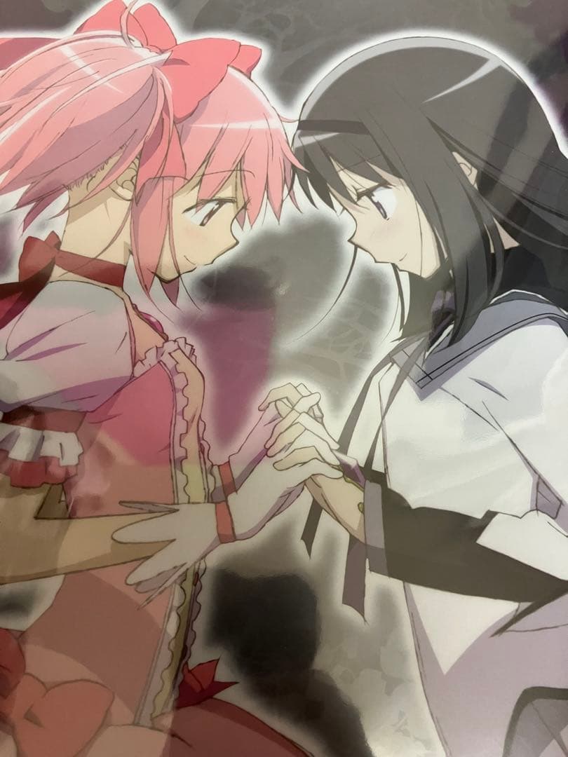 【非売品】魔法少女まどかマギカ 暁美ほむら 鹿目まどか ほむら クリアポスター