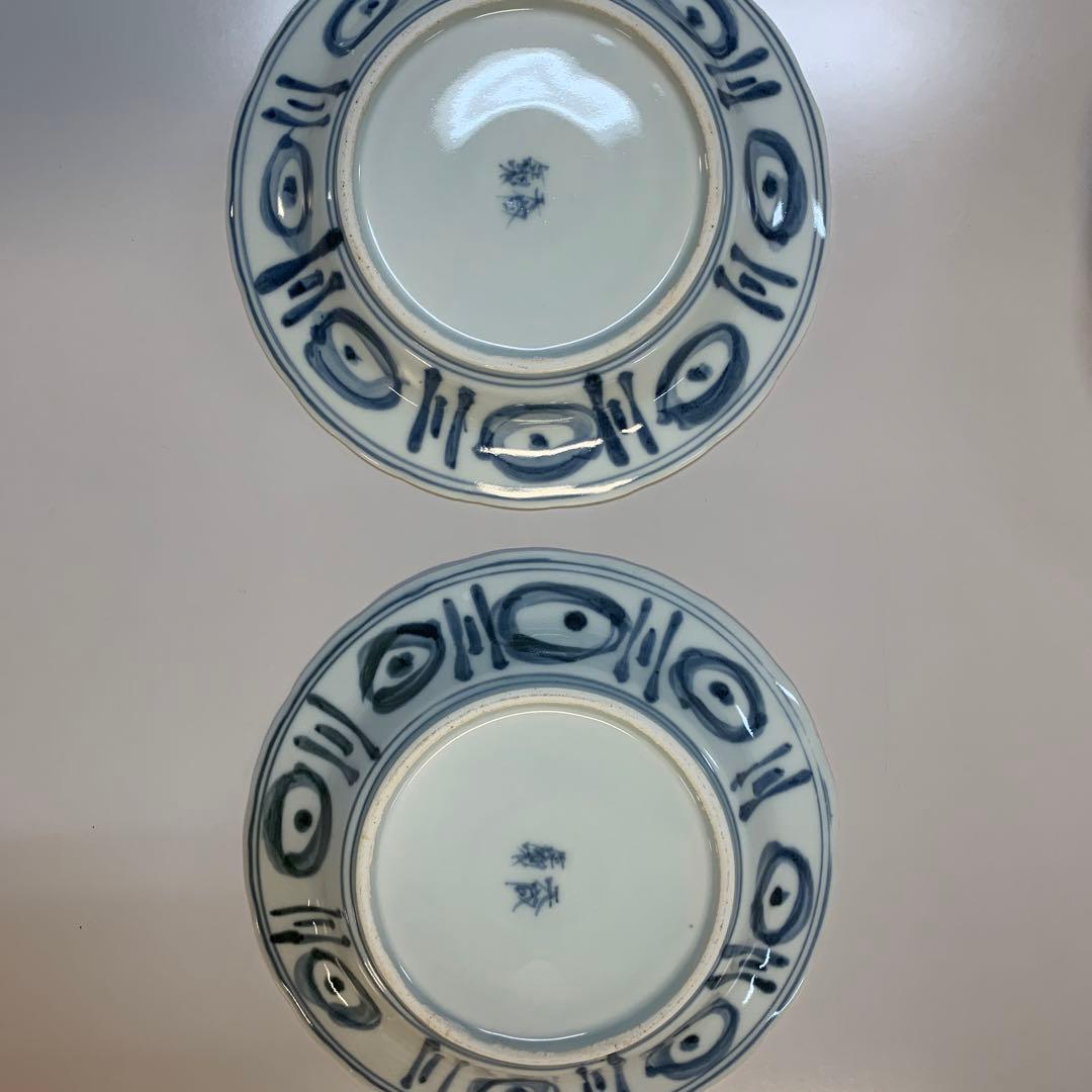 中国染付お皿2点