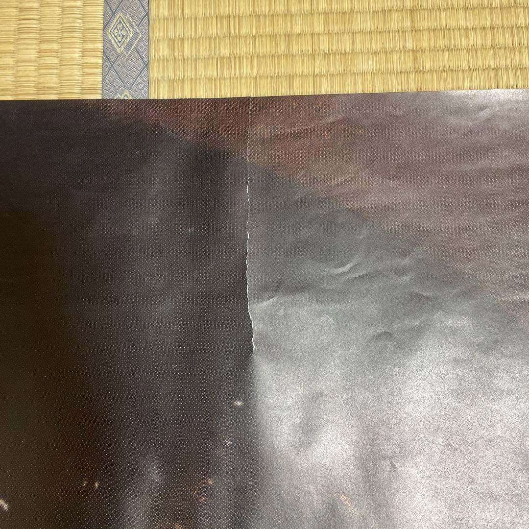 高倉健さん9万→7万B1ポスター4枚（特大顔アップ）傷み、破れ・補修若干有ります