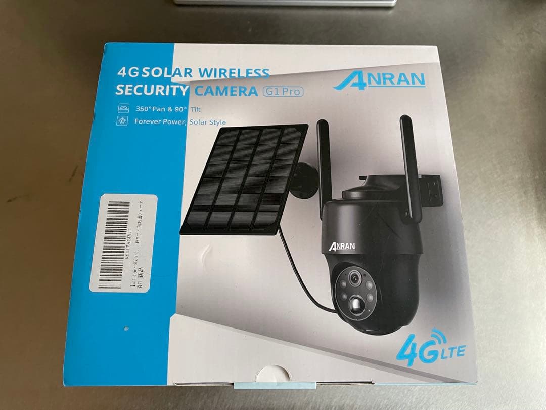 ANRAN 防犯カメラ 屋外 ソーラー 4Gカメラ