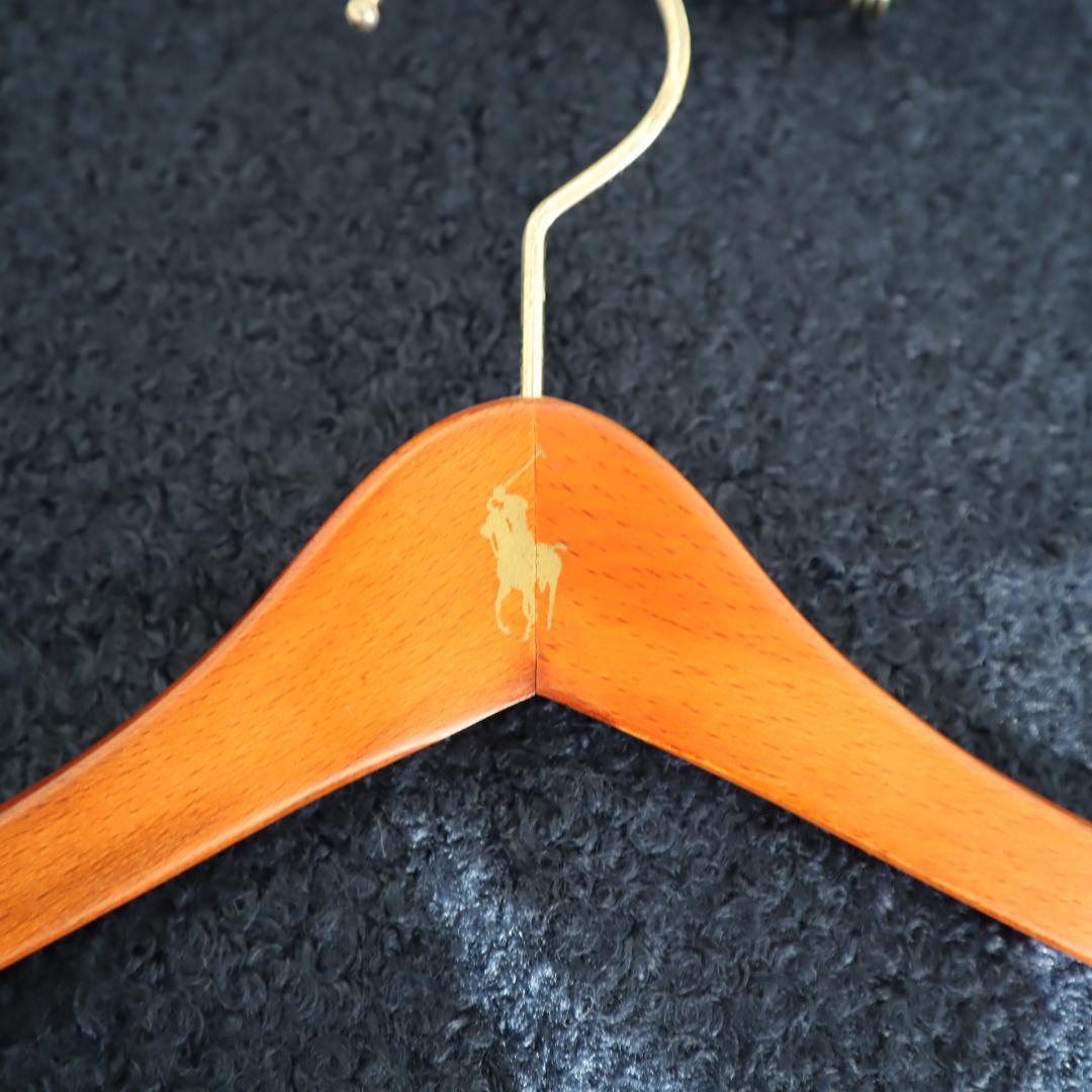 ポロラルフローレン 木製ハンガー　7本セット