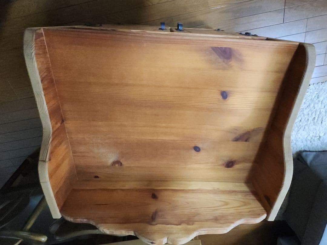 カントリー家具　パイン材　収納ラックパイン材使用手作り