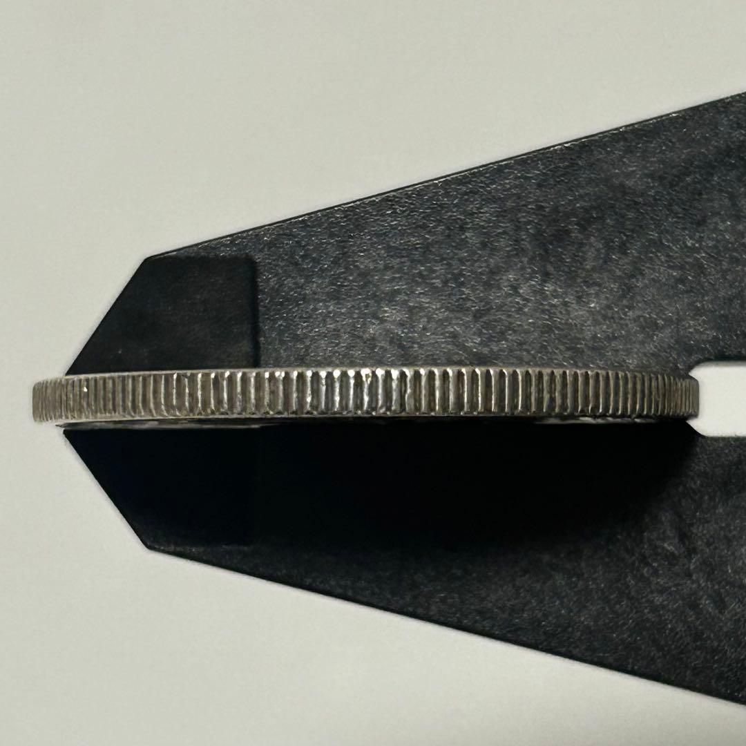 【本物】美品 龍 竜 50 五十 銭 銀貨 明治 硬貨 古銭　送料無料 C25