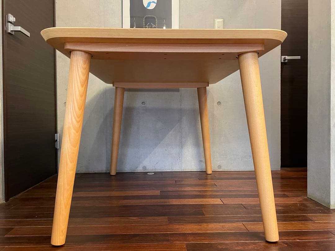 yuyu■KEYUCAケユカ■天然木 ダイニングテーブル/デスク/書斎机