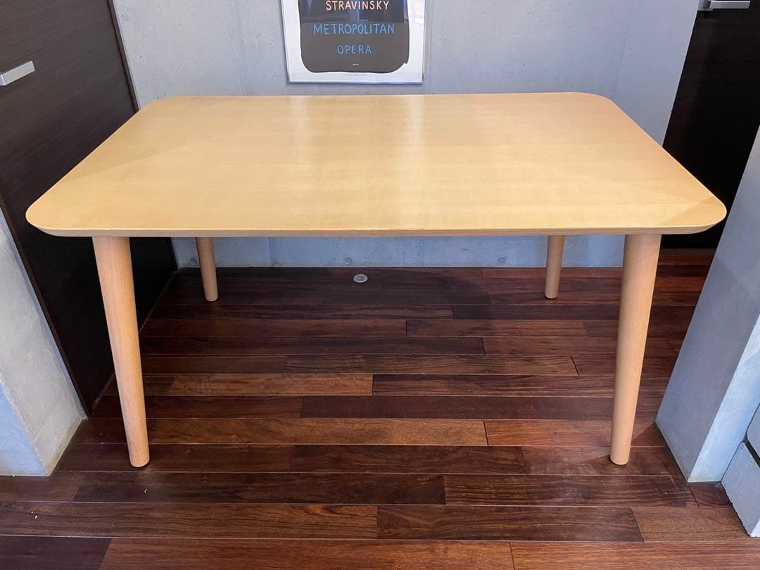 yuyu■KEYUCAケユカ■天然木 ダイニングテーブル/デスク/書斎机