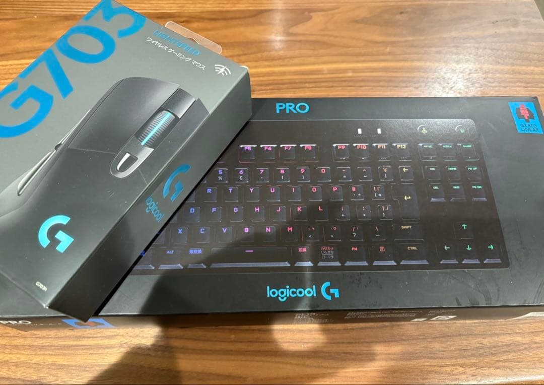 ロジクール G PRO RGBキーボードPRO ＋　g703 マウス