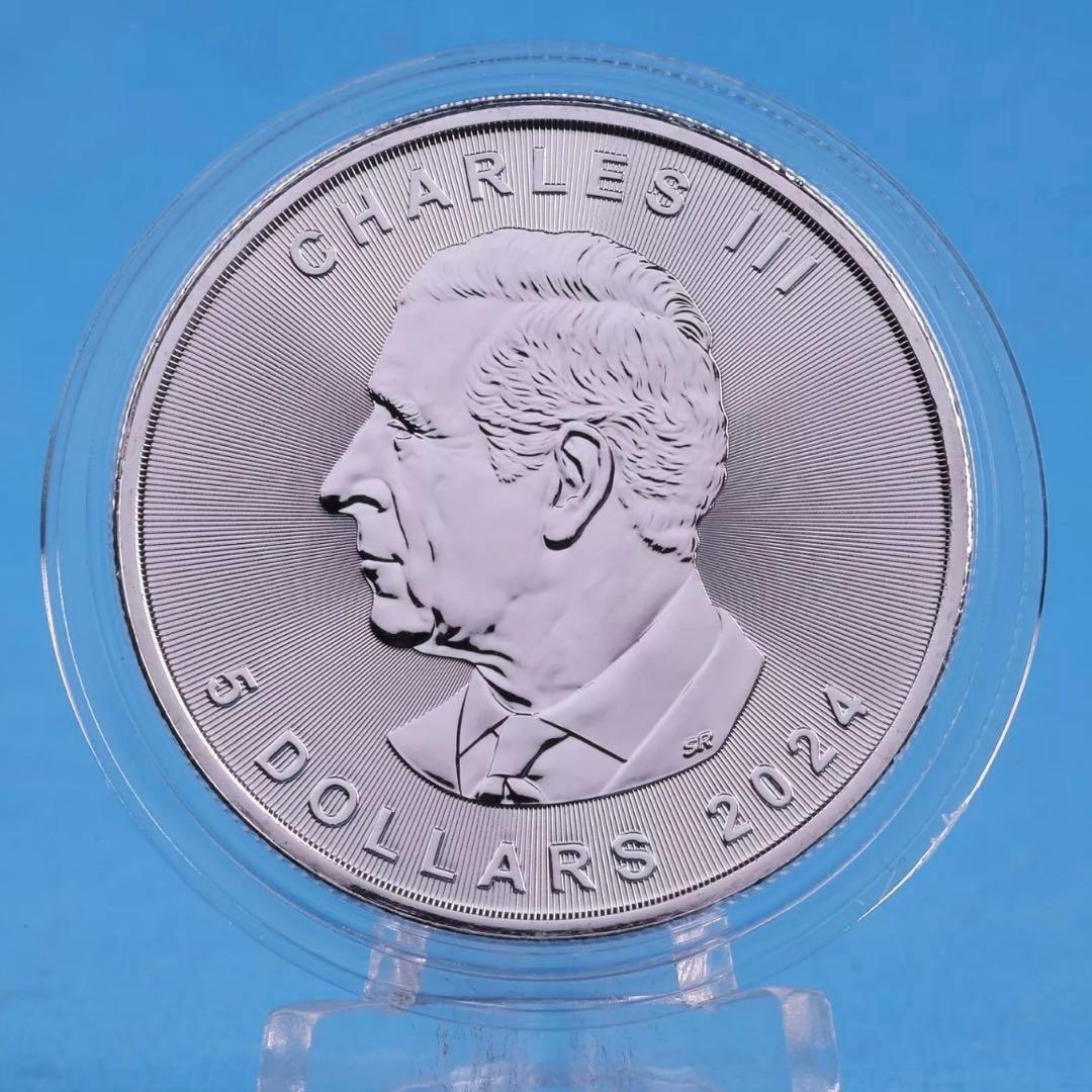 世界100枚限定！ カナダ メイプルリーフ 銀貨 カラー ハリネズミ 1オンス