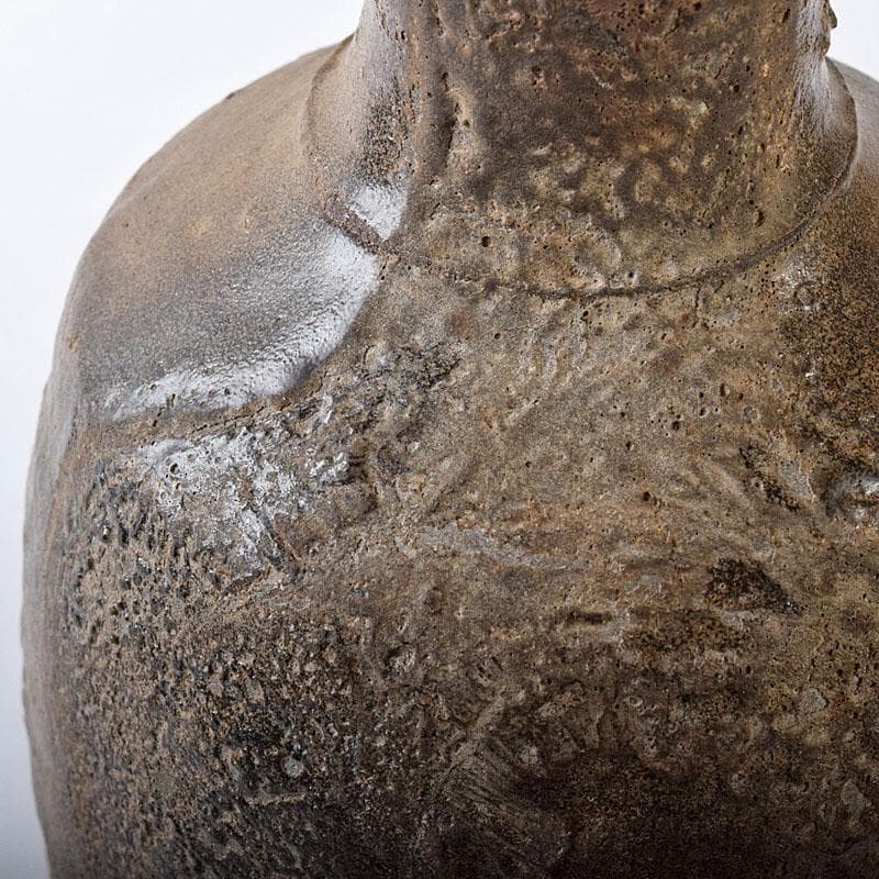 朝鮮美術　李朝　高麗青磁　碗口瓶　時代箱付　V　R8416B