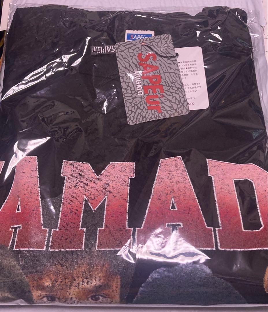 新品SAPEur サプール ダウンタウン 浜田雅功　ごぶごぶ Tシャツ 黒 L