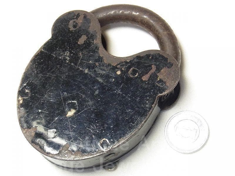 《p1049》《１８００年代》《熊・ミッキー顔》サージェント＆カンパニー 南京錠