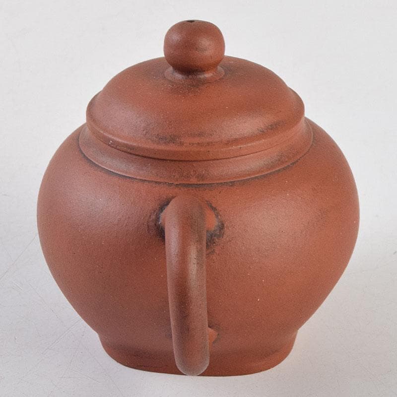 中国　孟臣製　清泉石上流　紫砂　朱泥　急須　茶壷　C　R9043