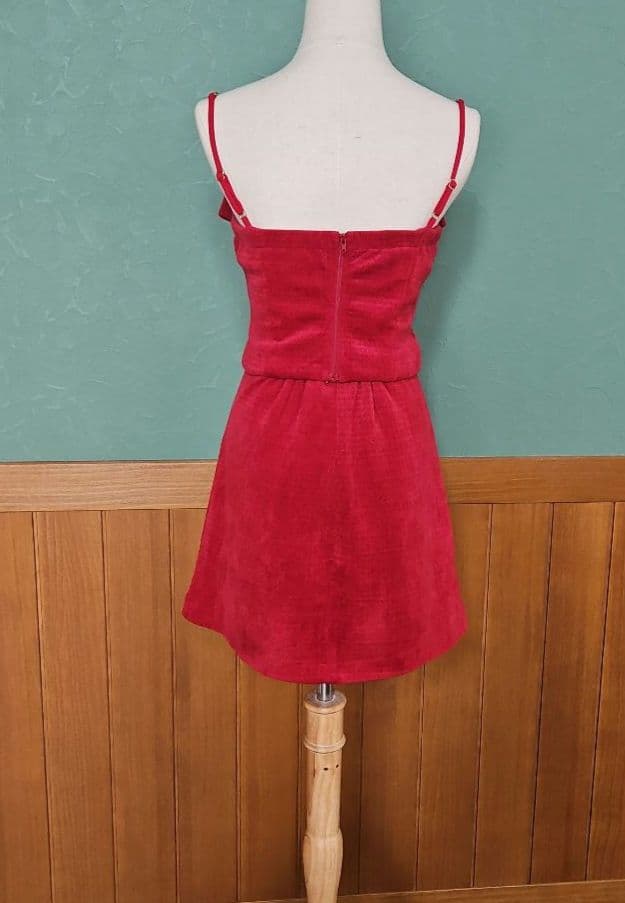 ROBE de FLEURS Glossy/バストビジューセットアップミニドレス