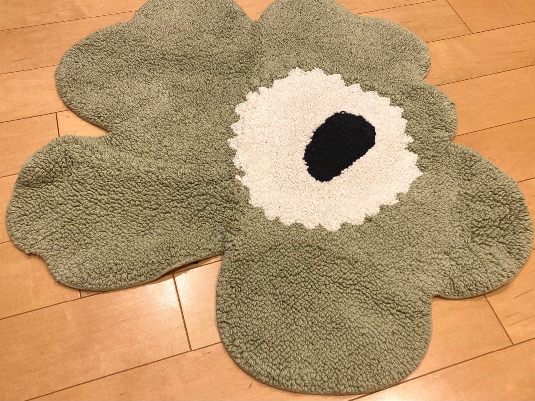新品未使用marimekko マリメッコ ウニッコ バスマット　グリーン　ホーム