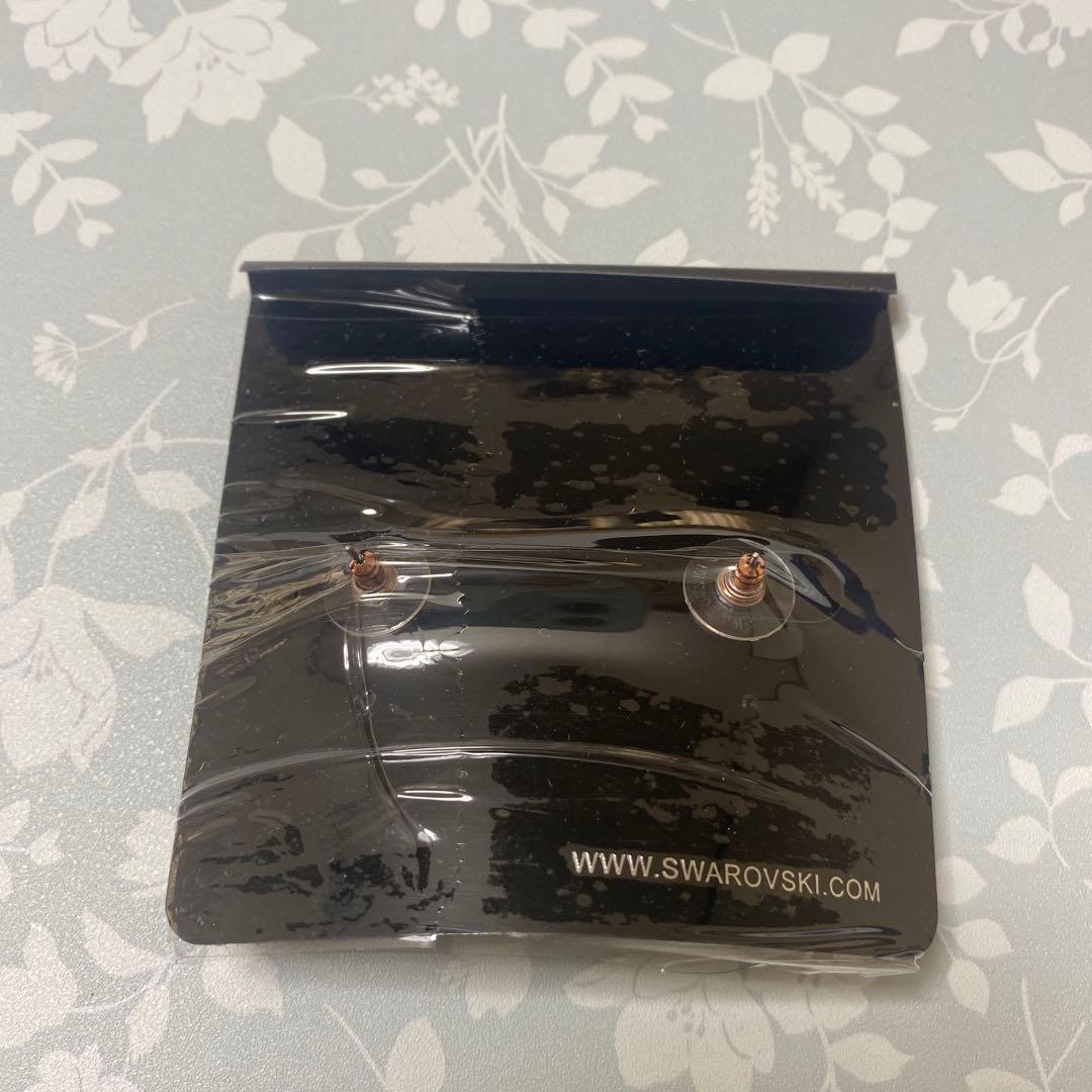 【スワロフスキー】Swan イヤージャケット スワン ブラック 新品未使用 美品