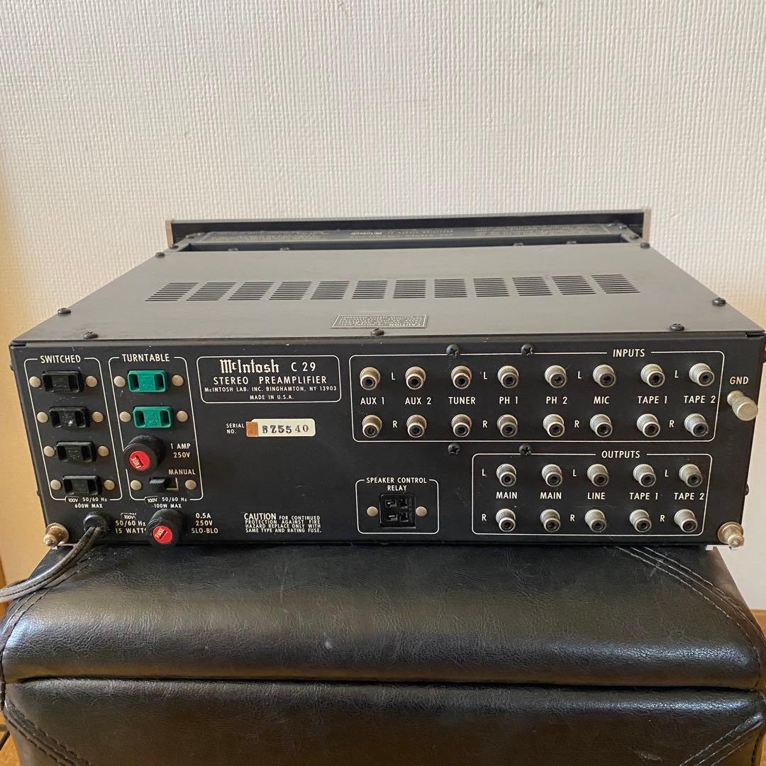 McIntosh マッキントッシュ C29 プリアンプ 現状渡し