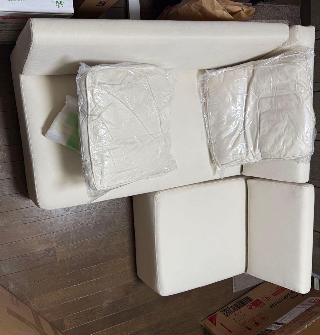 カウチソファ コーナーソファ リビングソファー洗えるカバーL字型6人