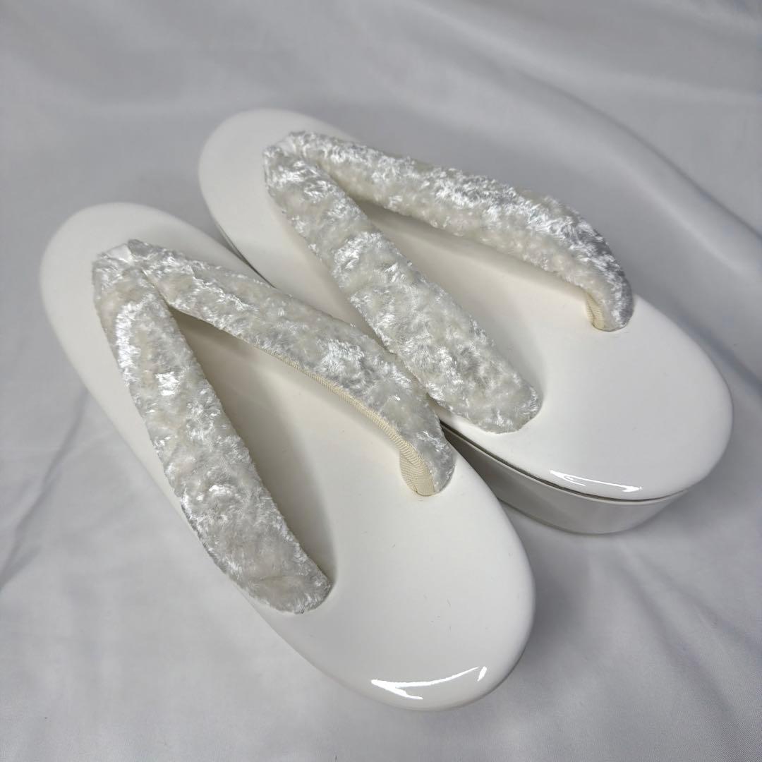 新品　2026年新作　白　草履　バッグ　セット　振袖用　フリーサイズ　ホワイト