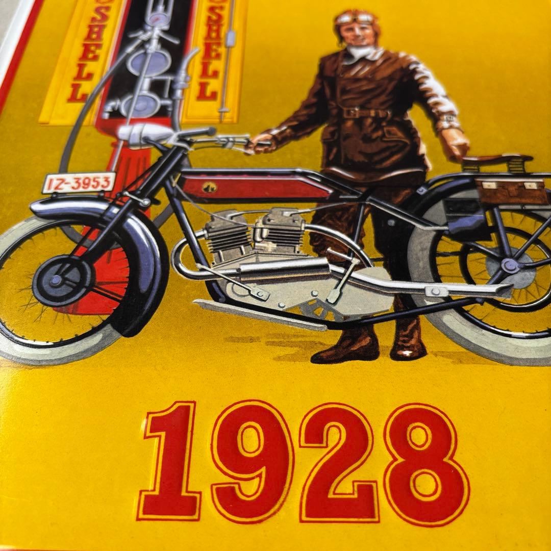SHELL 1928年　ヴィンテージ　広告プレート