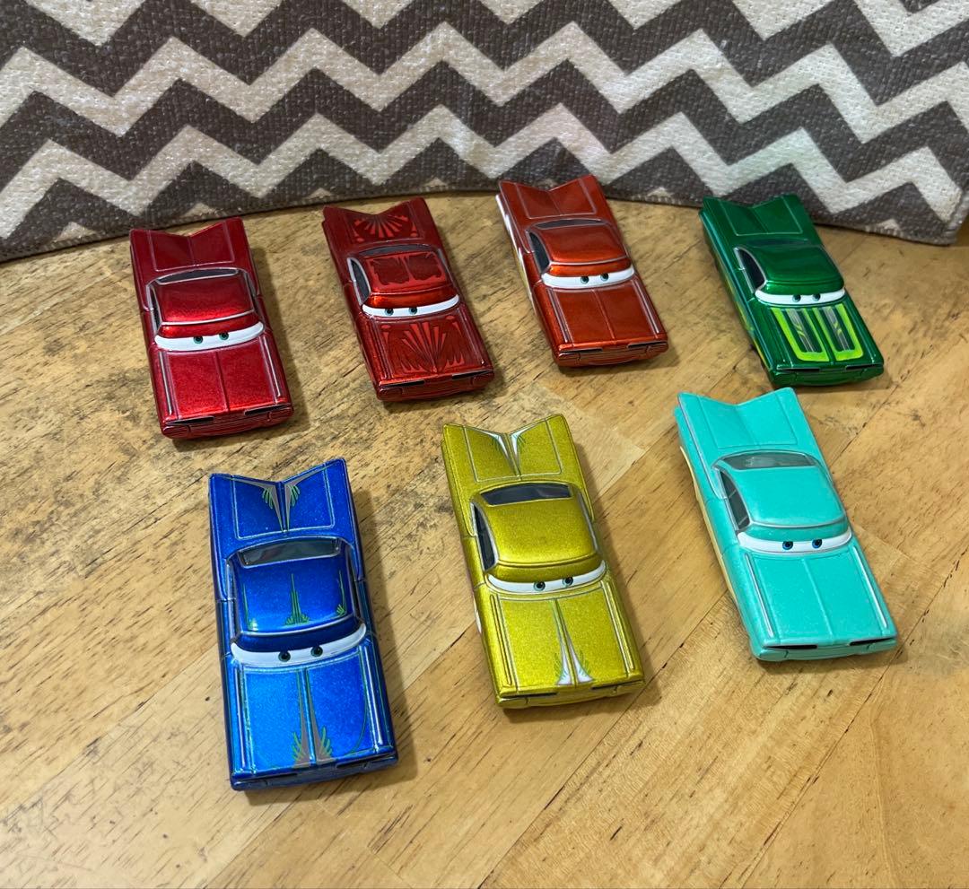 マテル　カーズ　ラモーンパターン違いの7台セット