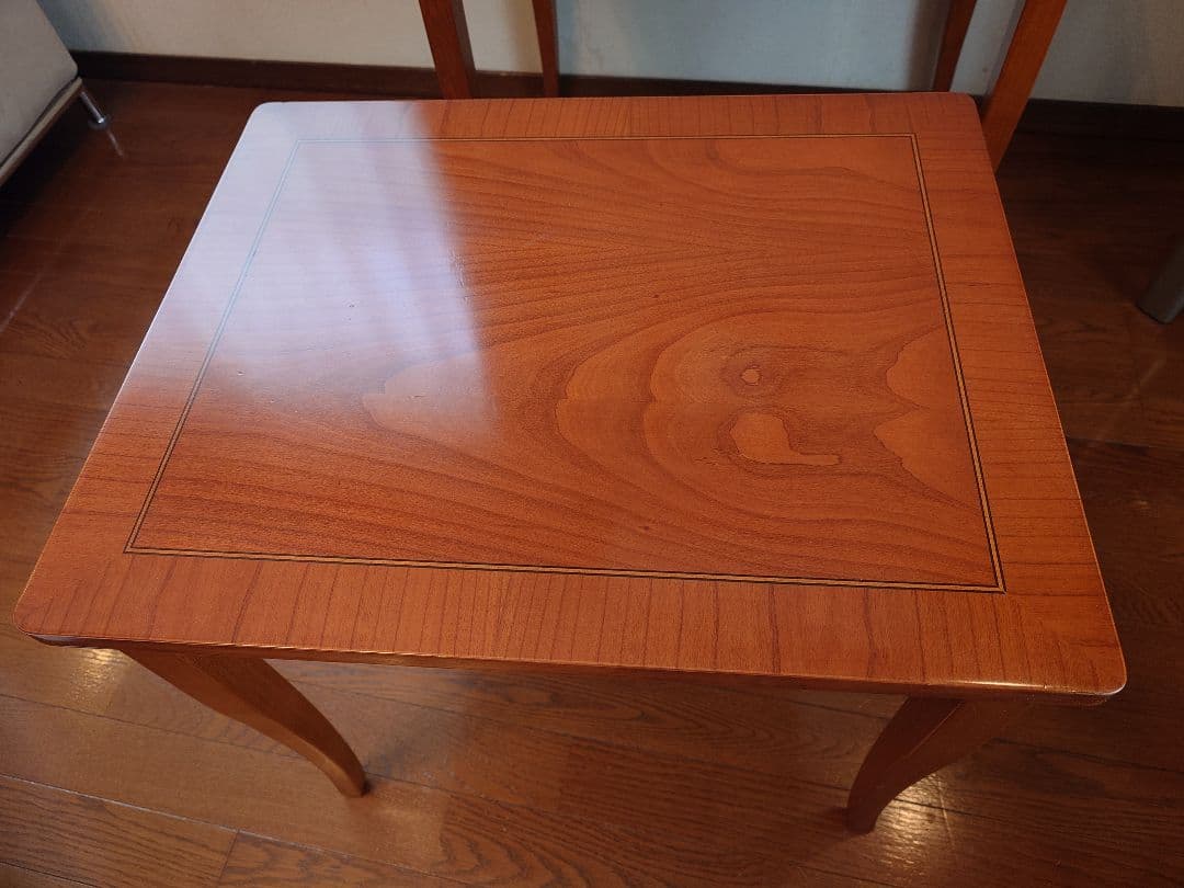 お値下げ！〈セルバ社〉イタリア家具☆木製ネストテーブル 3段式 ブラウン