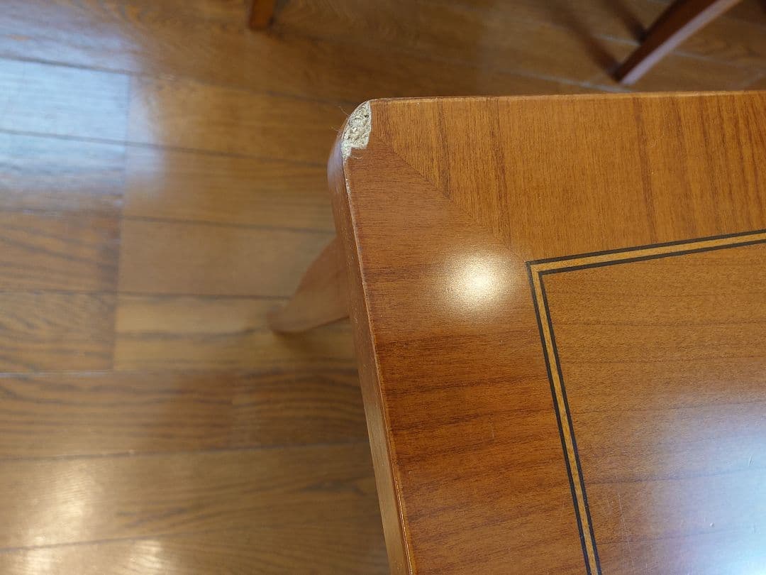 お値下げ！〈セルバ社〉イタリア家具☆木製ネストテーブル 3段式 ブラウン