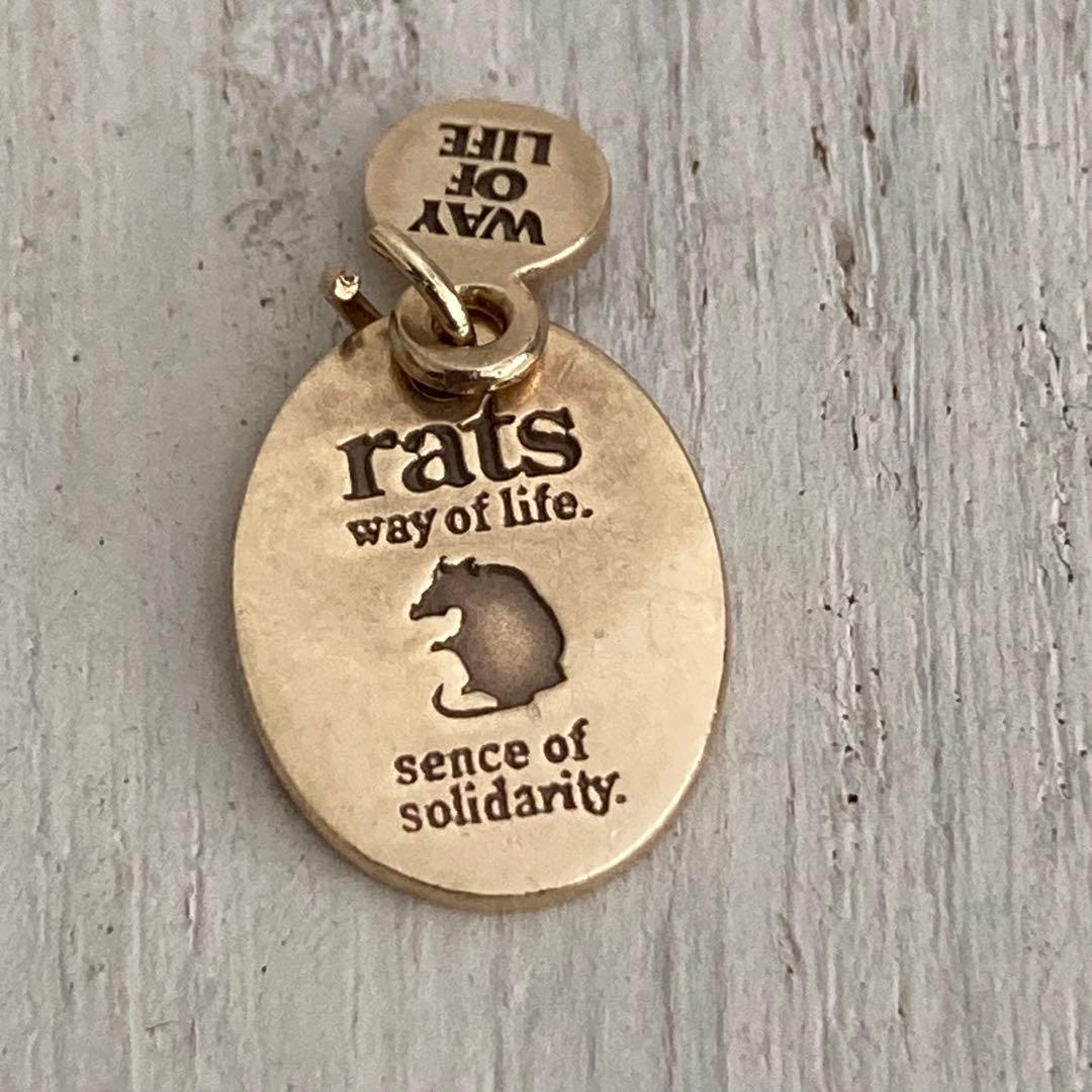 RATS ラッツ 　ペンダントトップ 　ゴールド AU42% 1.3g