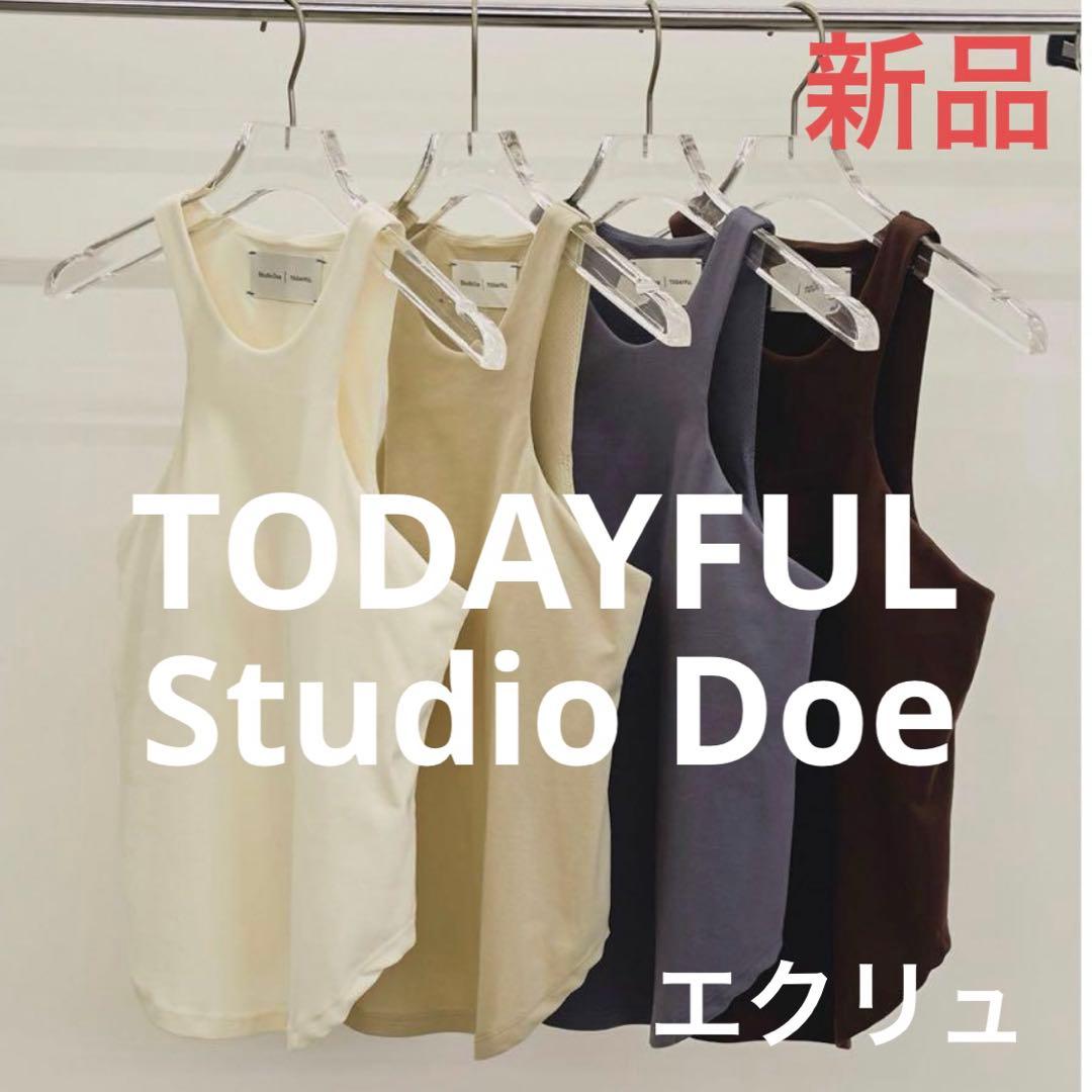 TODAYFUL Studio Doe Cupin Tanktop エクリュ