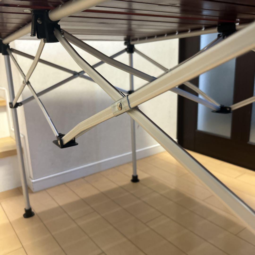 Coleman ウッドロール 2ステージ テーブル 折りたたみコンパクト