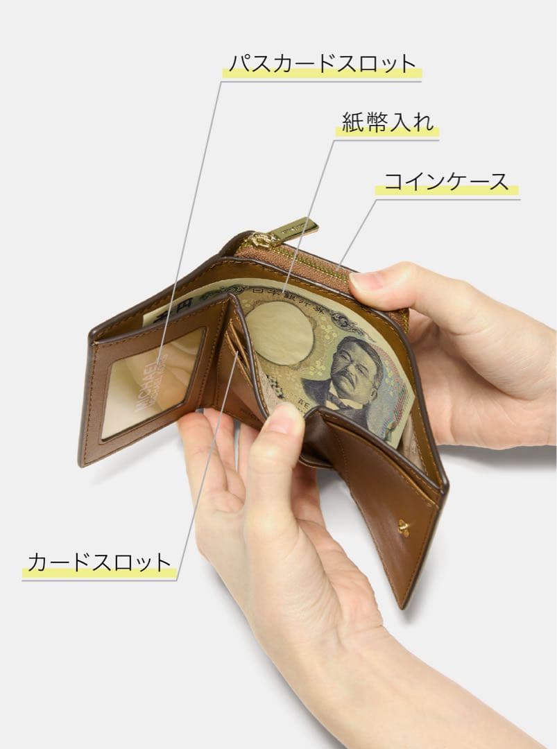 【新品】MICHEAL KORS マイケルコース ピンク系 折り財布