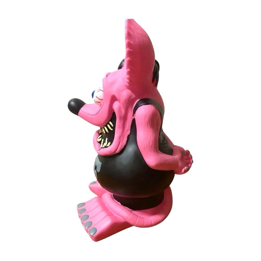 カーボページ ラットフィンク BIGフィギュア ピンク＆ブラック 新品