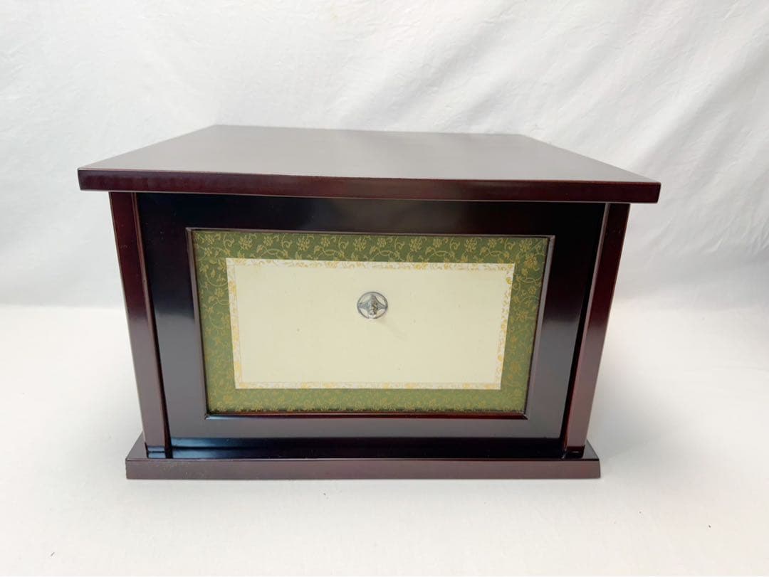 ほぼ未使用 茶道具 即中斎好写 糸目 小袋棚 銀摘み 組み立式 炉 風炉用 箱無