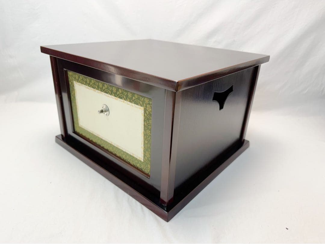 ほぼ未使用 茶道具 即中斎好写 糸目 小袋棚 銀摘み 組み立式 炉 風炉用 箱無