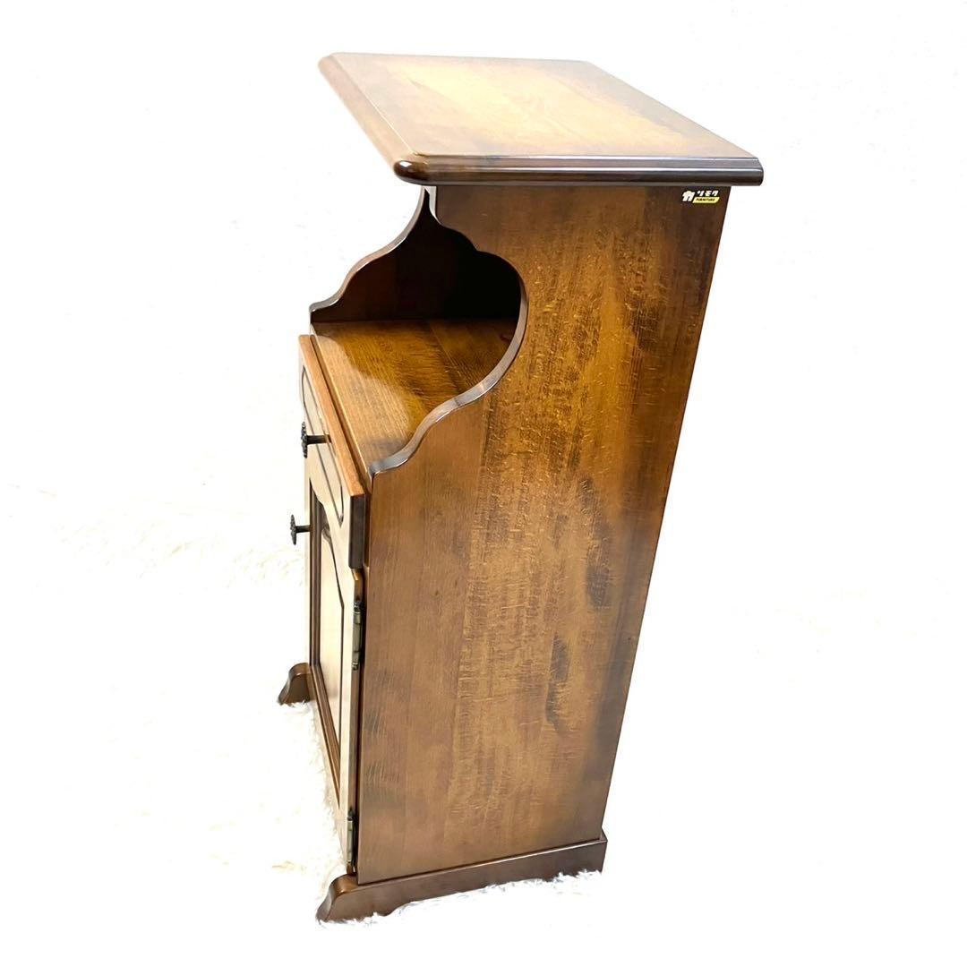 karimoku カリモク　コロニアル　コーナーテーブル コーナーラック 電話台