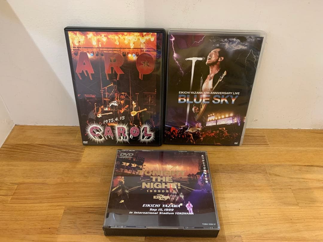 G1128-11★DVD 矢沢永吉　キャロルラストライブ3点セット