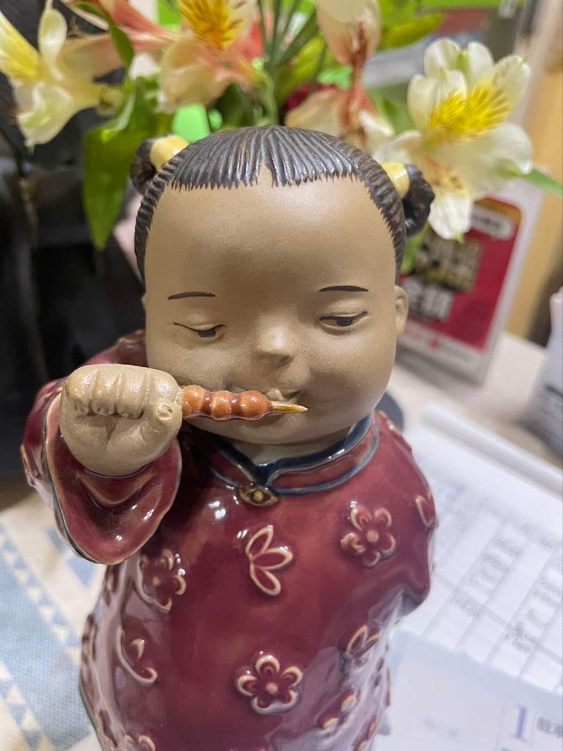 中国焼物　人形