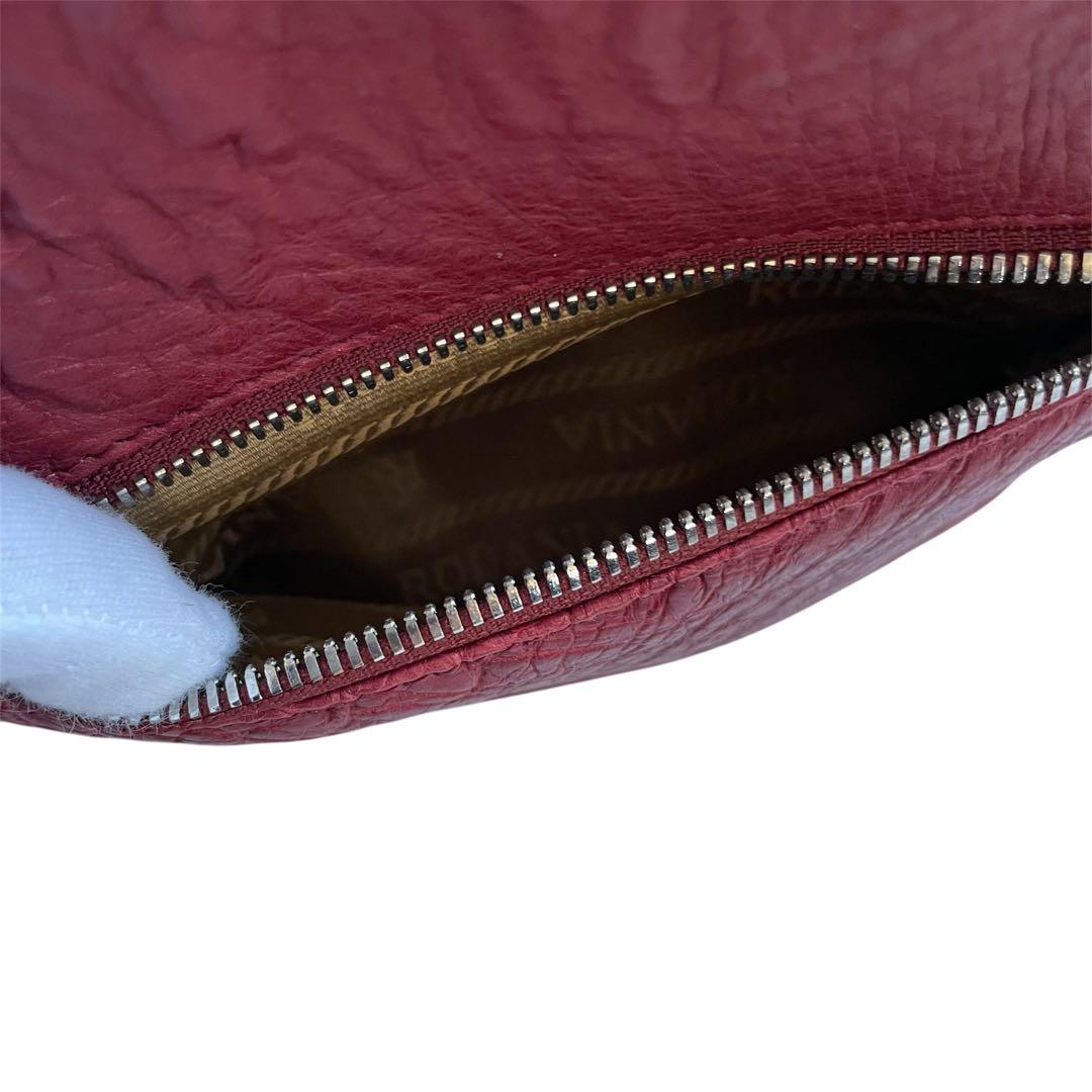 ロダニア オーストリッチ 2way ショルダーバッグ エキゾチックレザー 本革