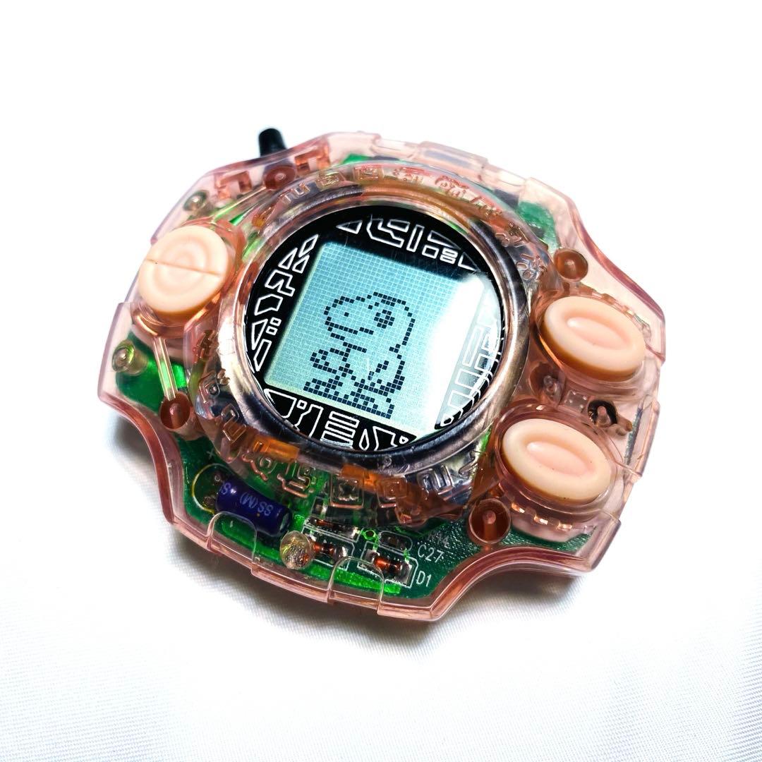 【希少】 デジヴァイス2 クリアピンク ヒカリカラー 1999 BANDAI