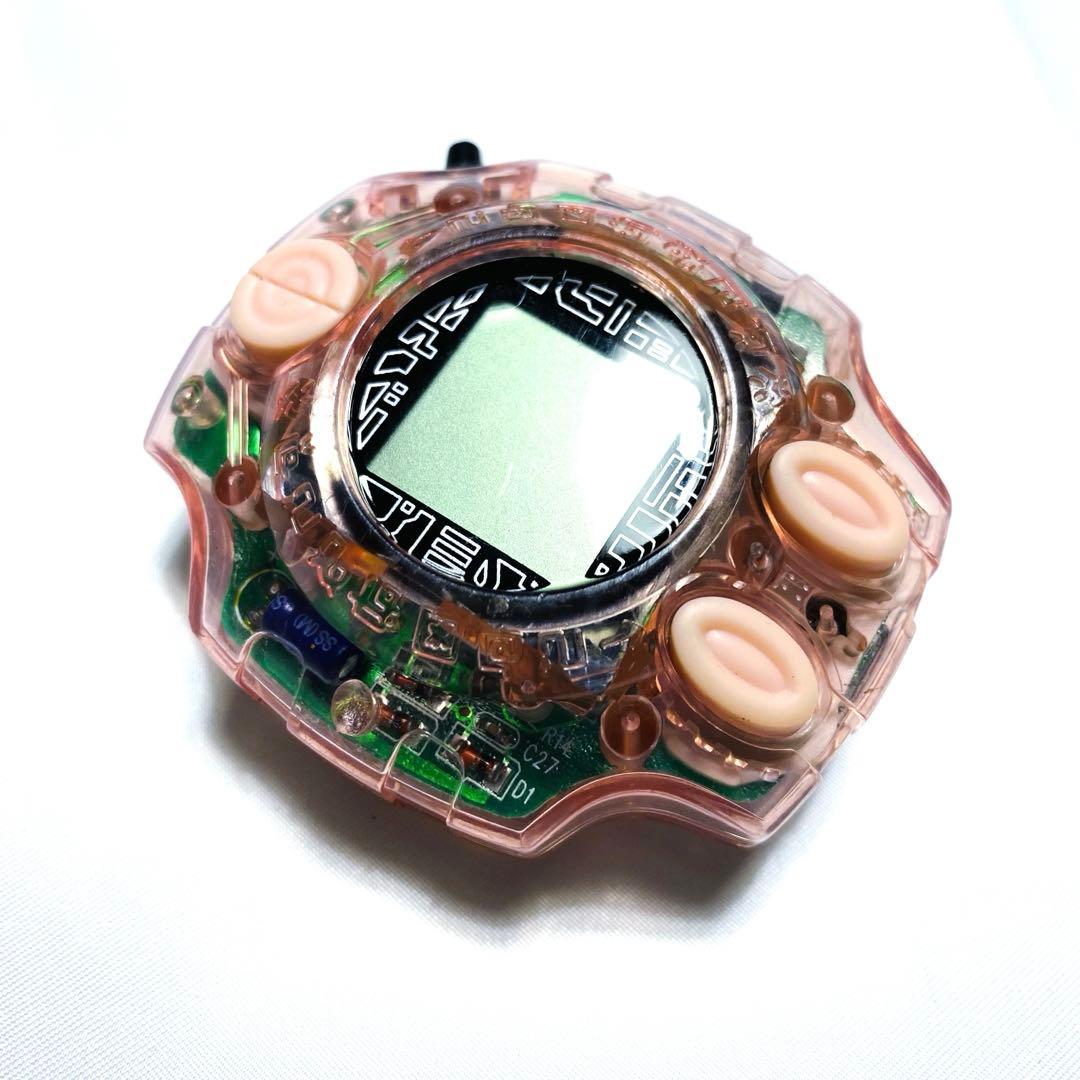 【希少】 デジヴァイス2 クリアピンク ヒカリカラー 1999 BANDAI