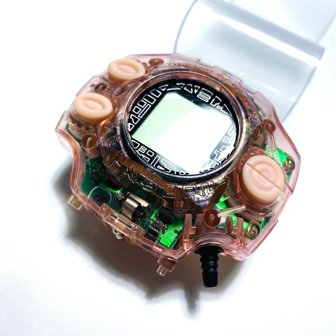 【希少】 デジヴァイス2 クリアピンク ヒカリカラー 1999 BANDAI