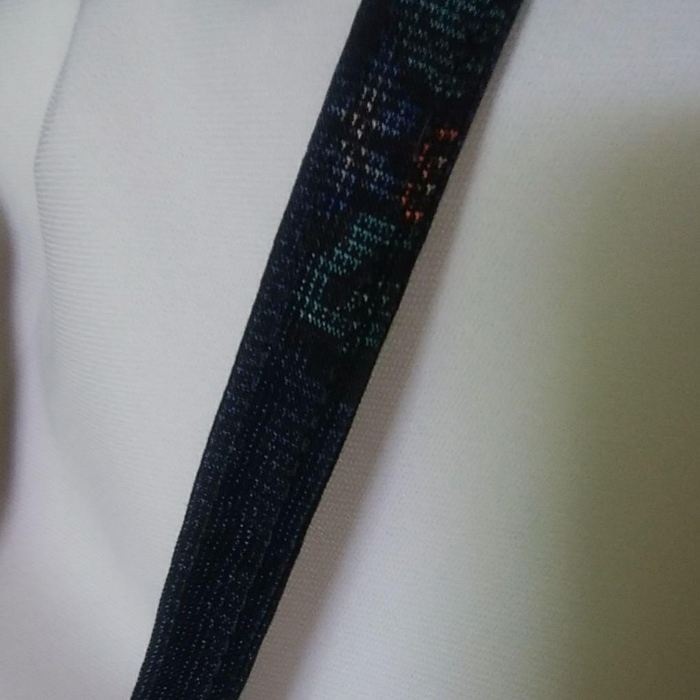 ネックストラップ大島紬と印伝調