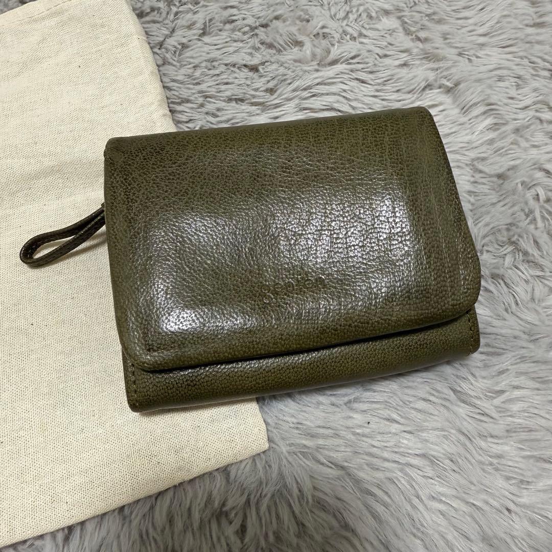 genten ゲンテン ゴート 山羊革 二つ折り財布