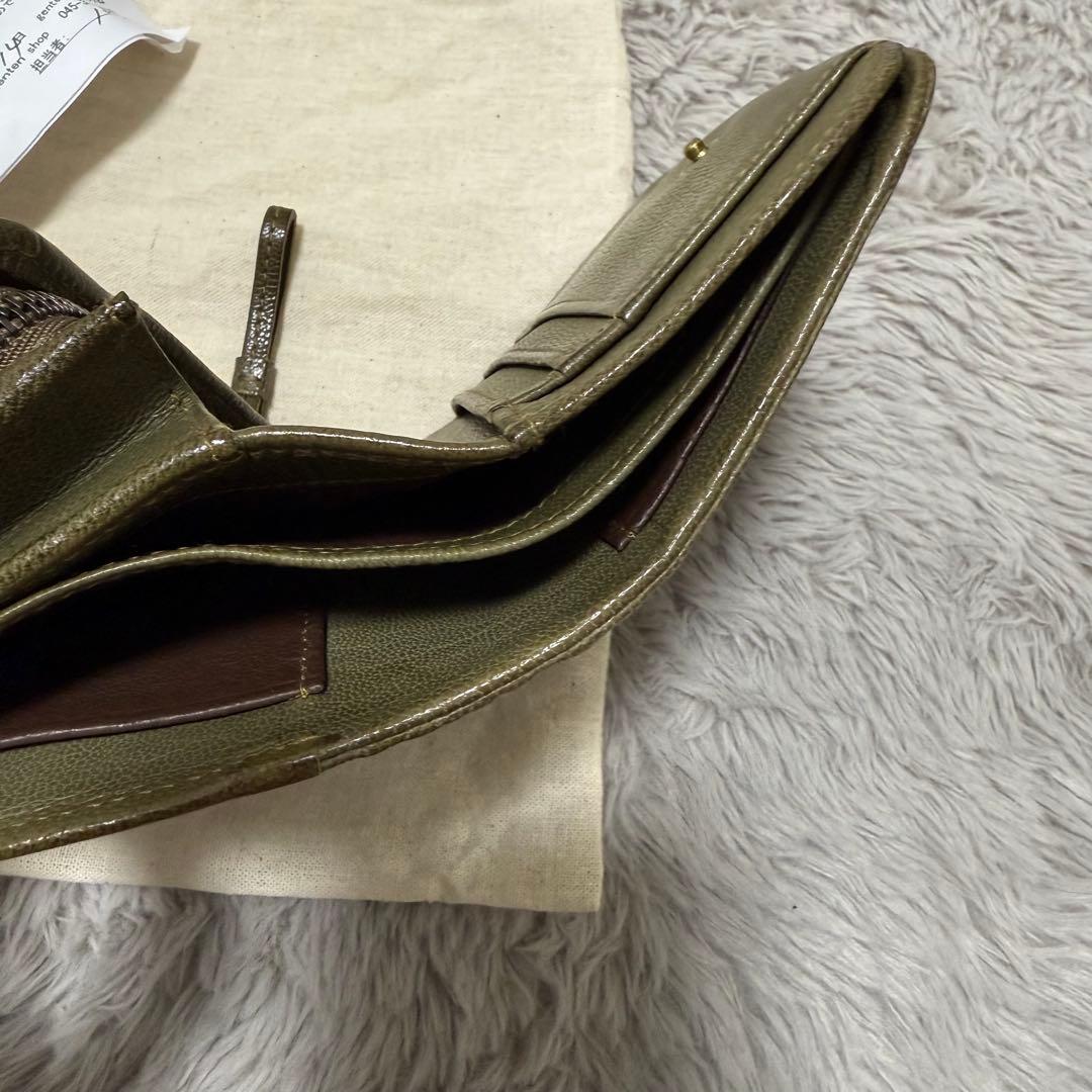 genten ゲンテン ゴート 山羊革 二つ折り財布