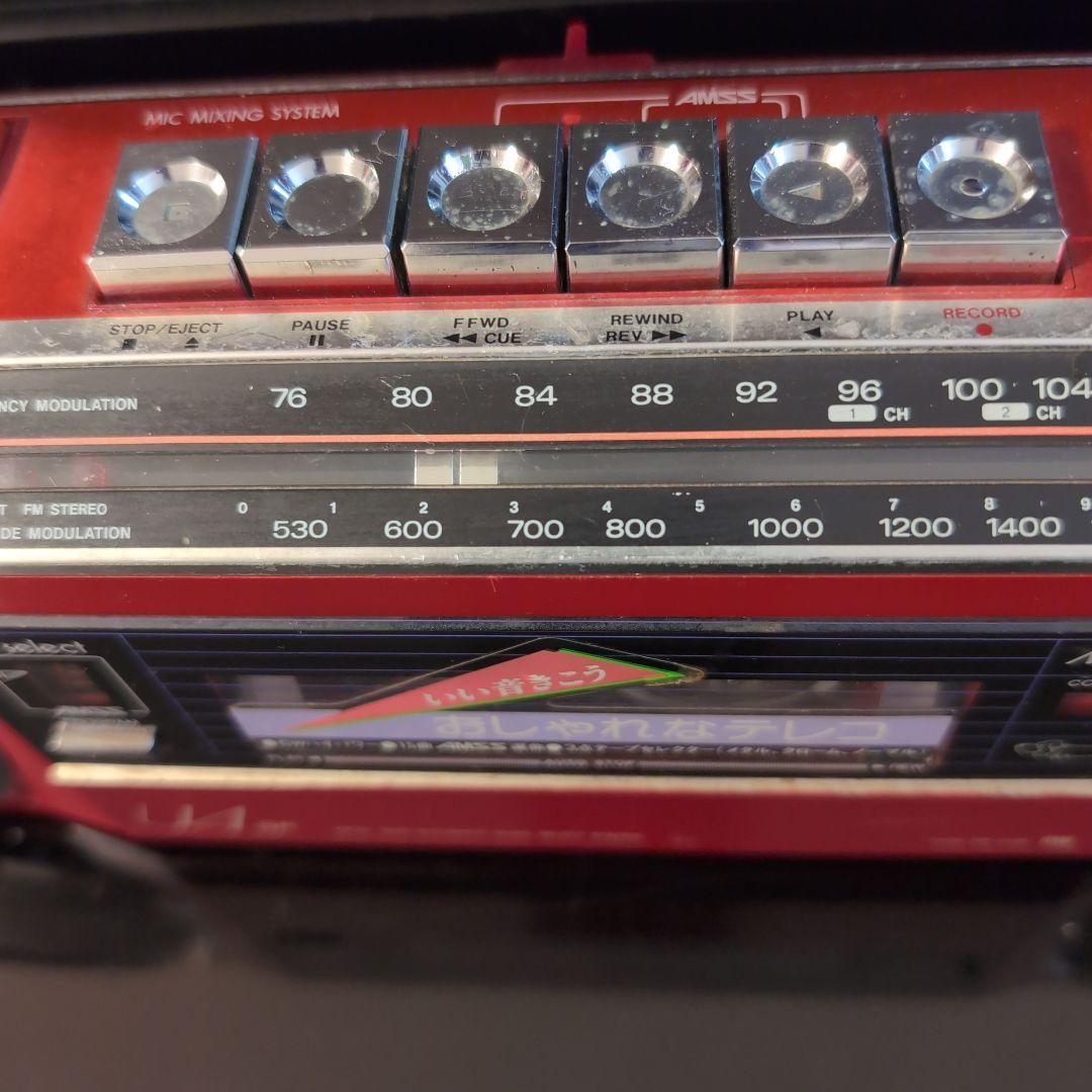 SANYO　MR-U4 SF 赤 カセットプレーヤー