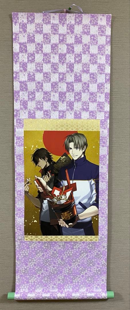 刀剣乱舞-ONLINE- 一周年記念祝画掛軸　 へし切長谷部　大倶利伽羅