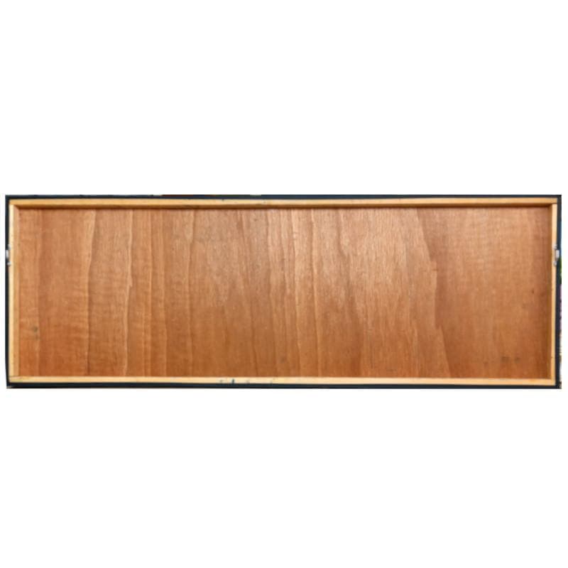 ☆高山洋夫☆砂地に描く『沈黙』のシリーズ アクリル画　肉筆　900X300