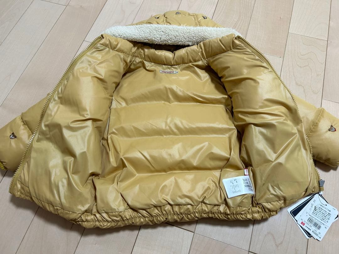 ミキハウス　MIKIHOUSE キッズ　ダウン　ダブルビー　ダブルB 80