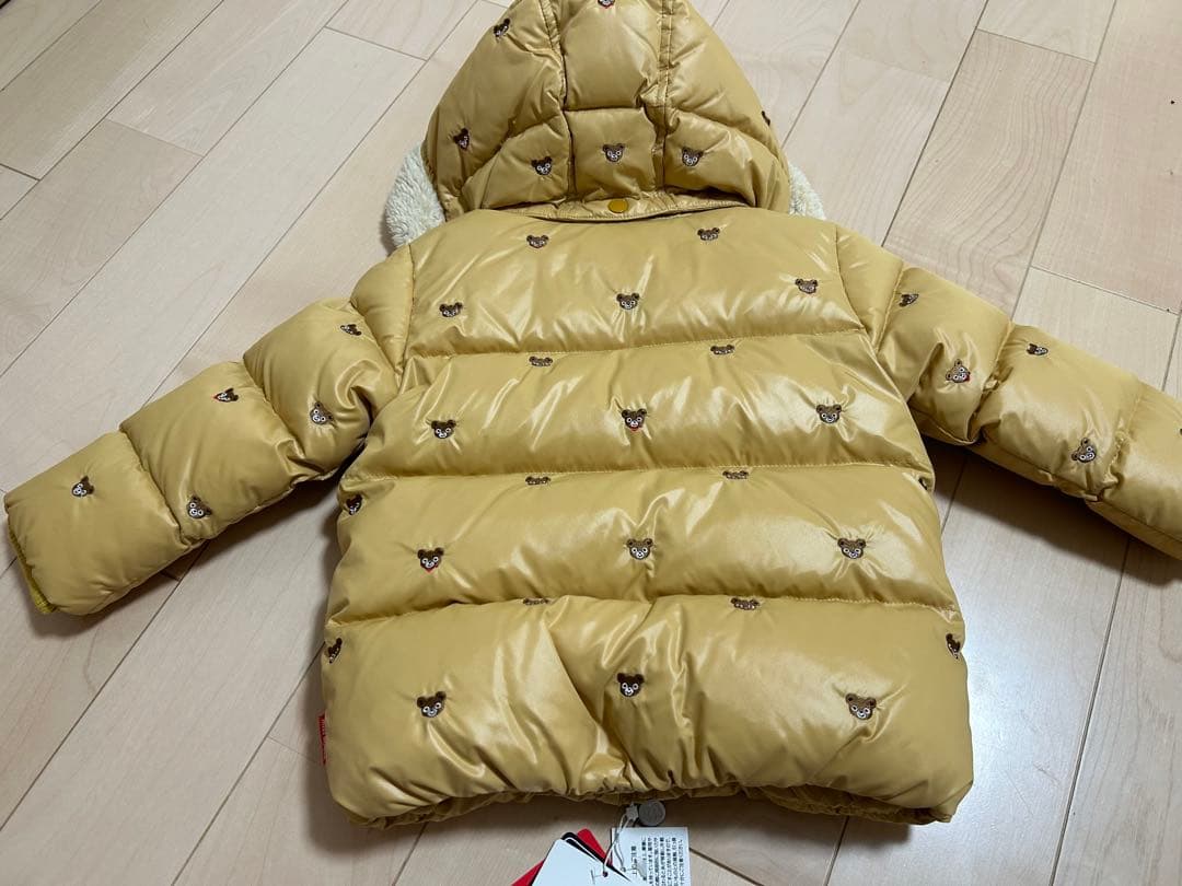 ミキハウス　MIKIHOUSE キッズ　ダウン　ダブルビー　ダブルB 80
