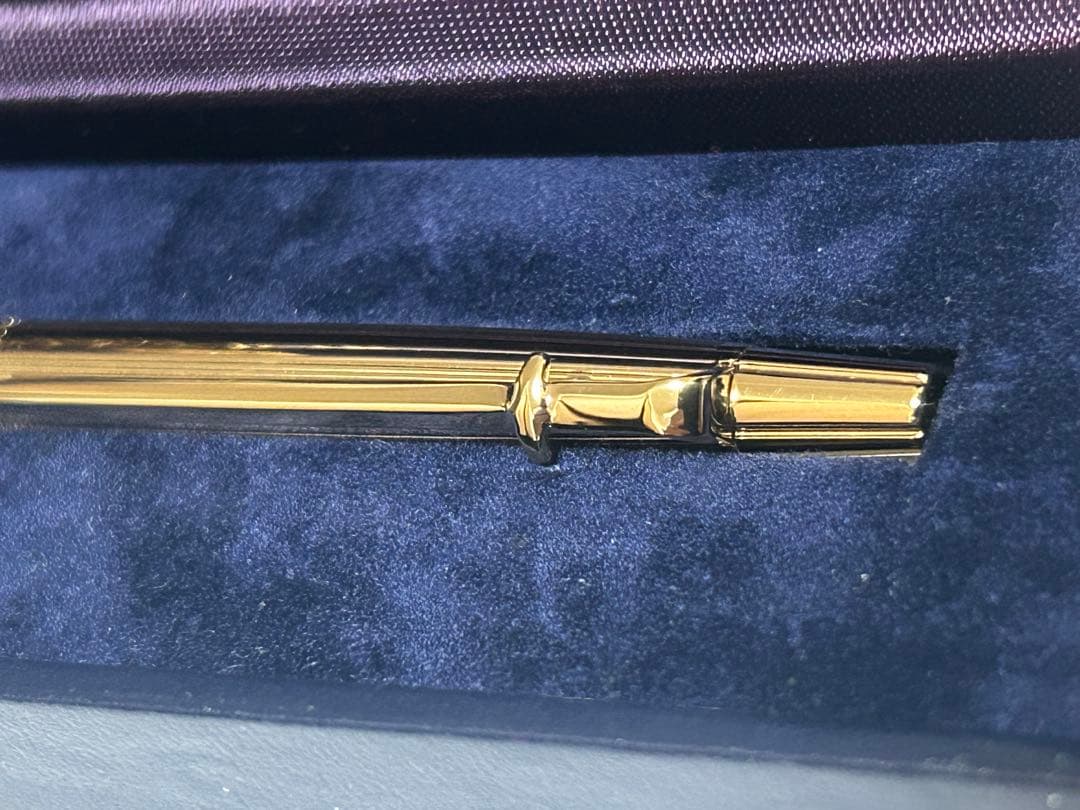 (美品)CARAND’ACHE:カランダッシュゴールドボールペン