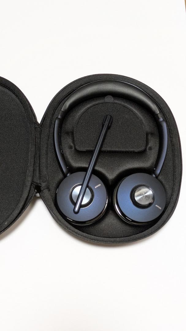 Anker PowerConf H700 ワイヤレスヘッドセット 充電スタンド付